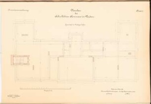 Lehrerseminar, Verden: Grundriss DG 1:100