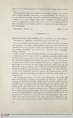 3/4: [Rezension von: Bernhard von Tieschowitz, Das Chorgestühl des Kölner Domes]