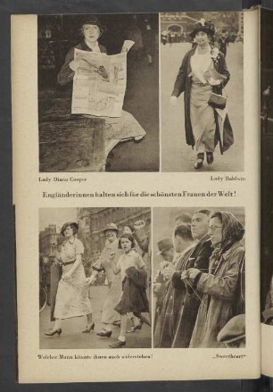 Engländerinnen halten sich für die schönsten Frauen der Welt!