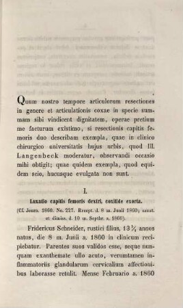 De articuli coxae resectione