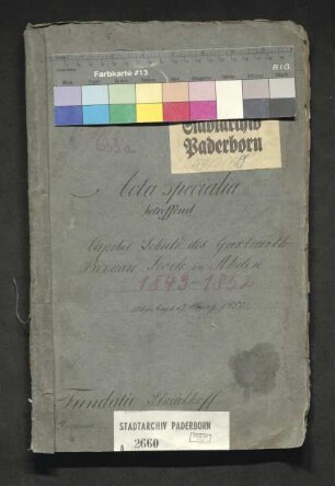 Kapitalschulden des Gastwirts Bernard Koch vulgo Seelheim [Selheim] zu Ahden