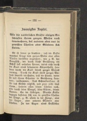 Zwanzigstes Kapitel.