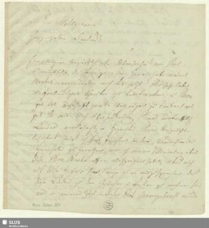 301: Brief von Salomon Sulzer an Robert Schumann - Mus.Schu.301