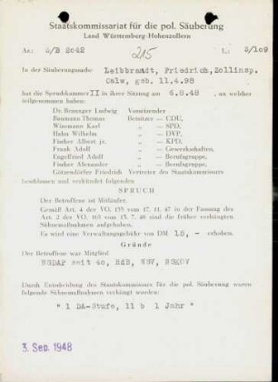 Leibbrand, Friedrich