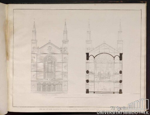 81. Kirche in der Oranienburger Vorstadt bei Berlin, nach dem Entwurf No. III.