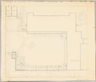 Garten Atelier Conle, Duisburg: Grundriss mit Garten 1:50