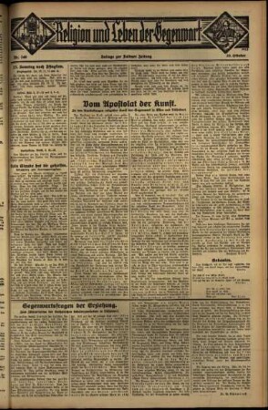 Dritte Ausgabe vom Sonntag, den 23. Oktober 1932.