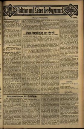 Dritte Ausgabe vom Sonntag, den 23. Oktober 1932.