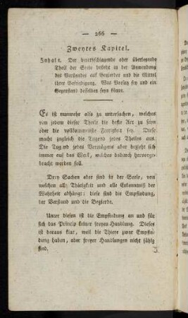 266-270, Zweytes Kapitel