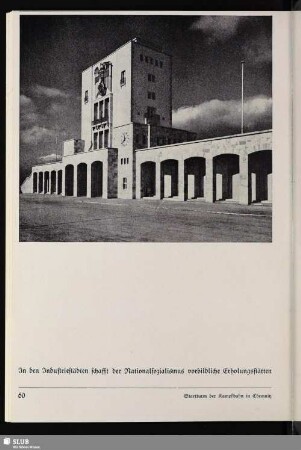 Startturm der Kampfbahn in Chemnitz