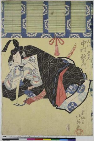 Der Schauspieler Nakamura Utaemon III als Ishikawa Goemon
