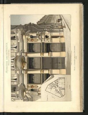 Wohn- und Geschäftshaus in Stuttgart. Detail. Wittmann & Stahl, Architekten. Grundriss Erdgeschoss