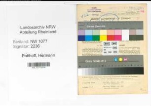 Entnazifizierung Hermann Potthoff , geb. 14.11.1896 (Polizist)