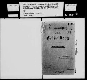 Kreisweg 2: Dossenheim - [Dossenheim-]Schwabenheim