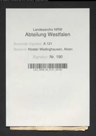 Testament des pestkranken Johann Schotteler in Mülheim.
