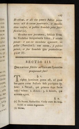 127-134, Sectio III.