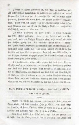 Die ersten Jahre.
