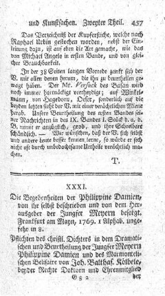 Pflichten des christlichen Dichters in dem Dramatischen und Beurtheilung der Jungfer Meyern, Philippine Damien und des Marmontelischen Belisaire.