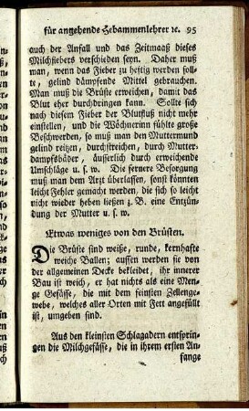 Etwas weniges von den Brüsten.