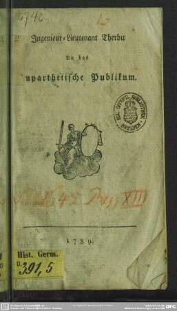 An das unpartheiische Publikum