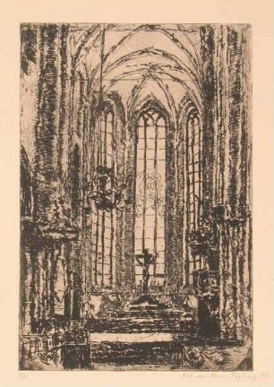 Inneres der Haderslebener Marienkirche