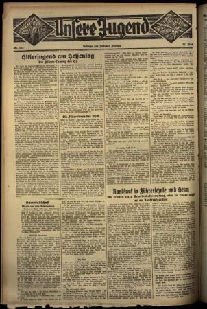 Zweite Ausgabe vom Mittwoch, den 22. Mai 1935.