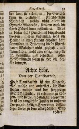 91-102, Achte Lehr.