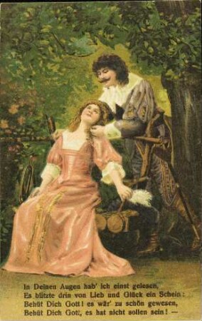 In Deinen Augen hab' ich einst gelesen [...]