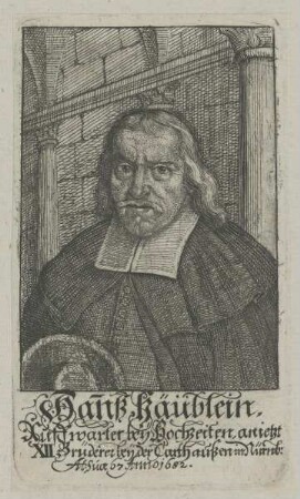 Bildnis des Hanns Häublein