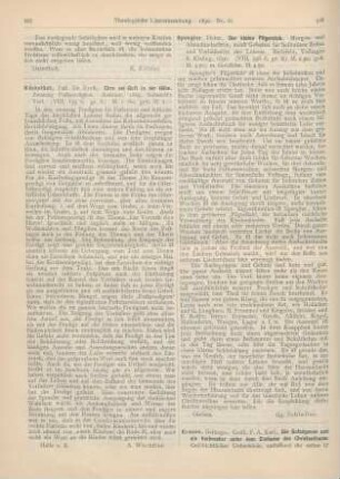 527 [Rezension] Hückstädt, Ernst, Ehre sei Gott in der Höhe. Zwanzig Festpredigten