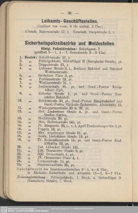 Leihamts-Geschäftsstellen