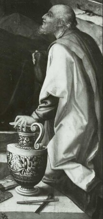 Zweites Bruchstück einer Anbetung der Könige mit dem Heiligen Joseph