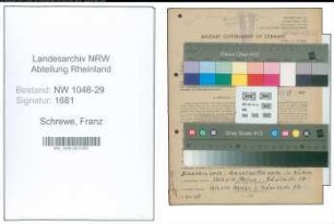 Entnazifizierung Franz Schrewe , geb. 04.11.1912 (Beamter)