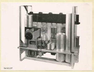 10-kW-Fernsehsender Nr. 507, Schrank B6 Einschub Mod. Endstufe, Foto 1954