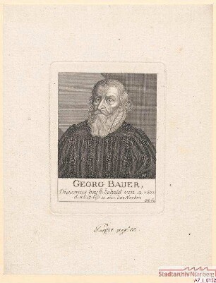 Georg Bauer, Diakon bei St. Sebald