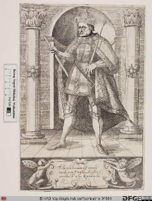 Bildnis Friedrich III., römisch-deutscher Kaiser (reg. 1440-93)