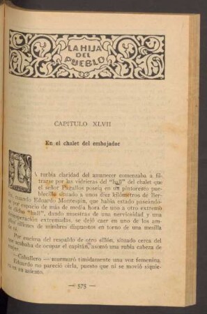 Capítulo XLVII - En el chalet del embajador