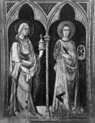 Weibliche Heilige — Die Heiligen Magdalena und Katharina