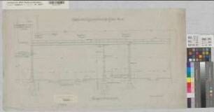 Eisborn (Balve) Durchbau des Kuhstallgebäudes Schnitt 1930 1 : 20 43 x 78,5 Bleistiftzeichnung Landsberg-Velen