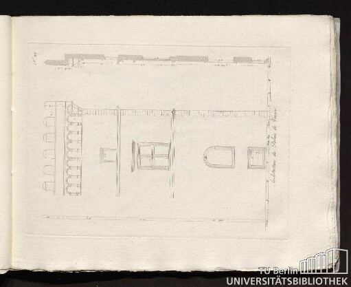 P. XV. Architecture du Palais de Venice.
