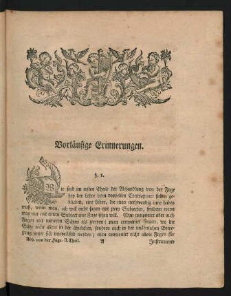 Vorläufige Erinnerungen