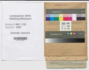 Entnazifizierung Heinrich Schmidt , geb. 04.01.1897 (Feuerwehrmann)