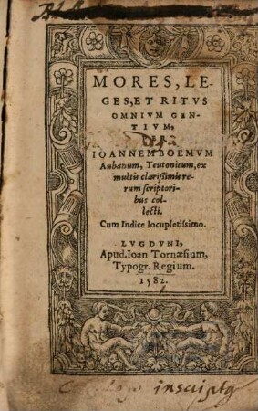 Mores, leges et ritus omnium gentium