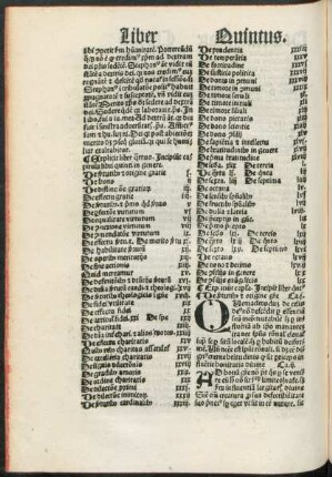Incipit liber quintus