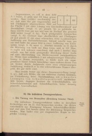 D) Die indirekten Tonungsverfahren.