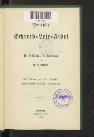 Deutsche Schreib-Lese-Fibel