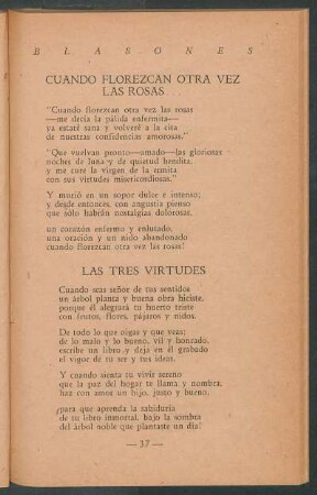 Las tres virtudes