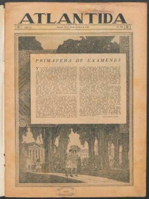 Primavera de exámenes