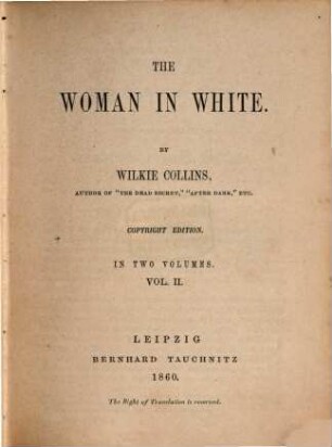 The woman in white, 2
