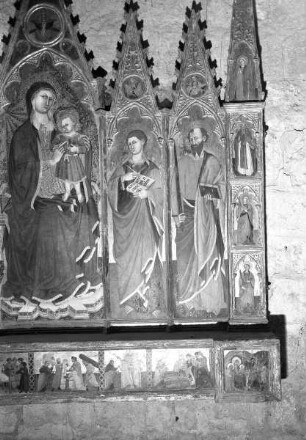 Ausschnitt: Johannes der Evangelist und Paulus
